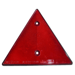 refletor triangular vermelho