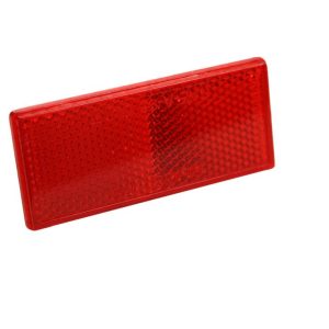 Refletor Retangular vermelho 90 x 40 mm