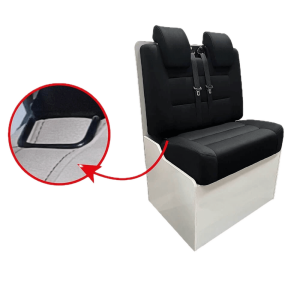 Assento Komfort modelo Premium de espuma estofada para estrutura CTA - Com Isofix