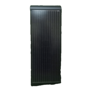 Kit painel solar rígido monocristalino preto Mc Camping MC-100 - Regulador PWM 10 A - 100 W