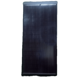 Kit painel solar rígido monocristalino preto Mc Camping MC-185 - Regulador PWM 20 A - 185 W