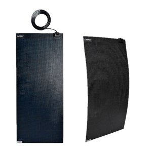 Painel solar semi-flexível monocristalino BLACK PANEL Carbest SFX135 - 135W
