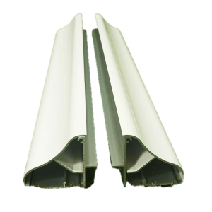 Suporte de fixação para painéis solares com defletor integrado - Branco