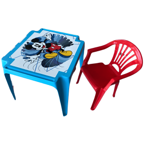 mesa e cadeira infantil