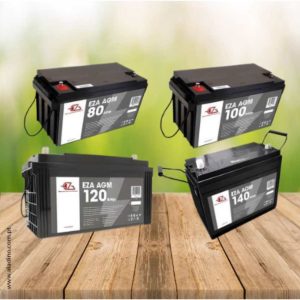 Bateria AGM EZA 12V – 80Ah | 100Ah | 120Ah | 140Ah para Autocaravana