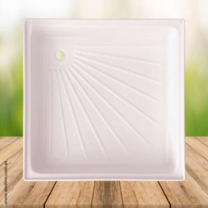 Base Duche I / Polibã Branco 60 x 60 x 10,2 cm - De superfície